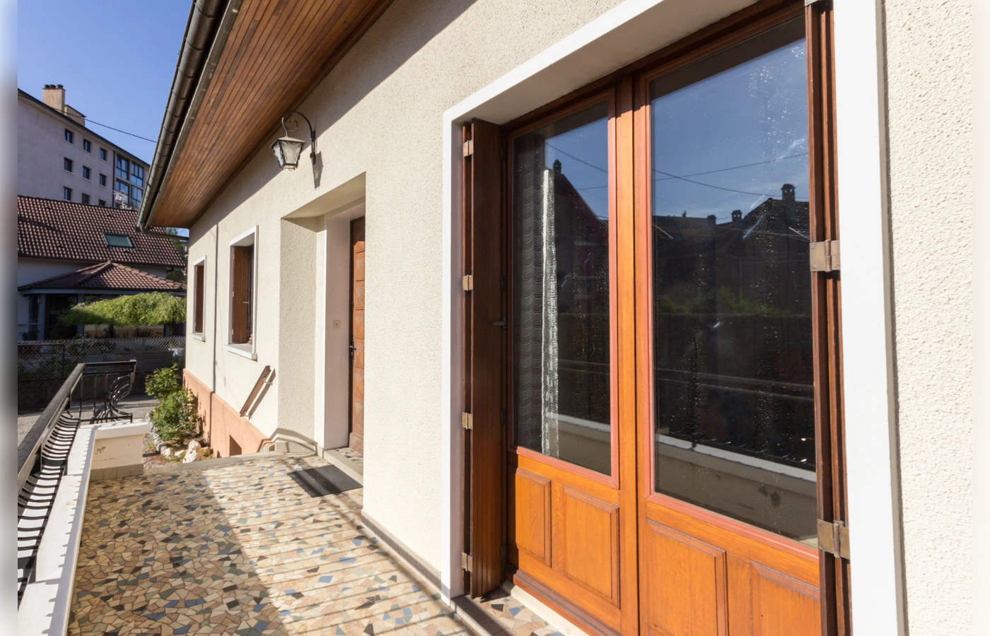 terrasse ensoleillée
