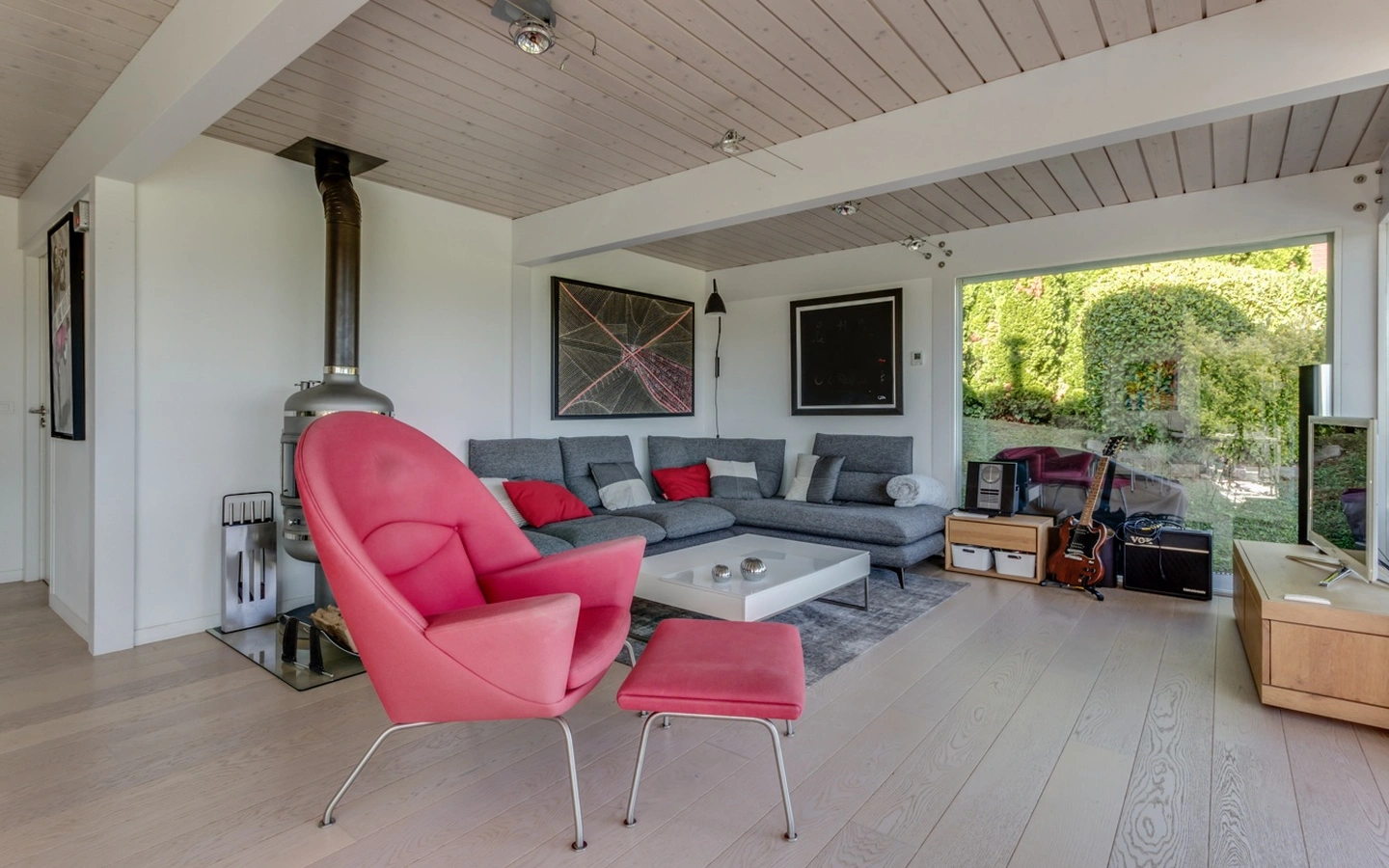 cheminée salon cosy