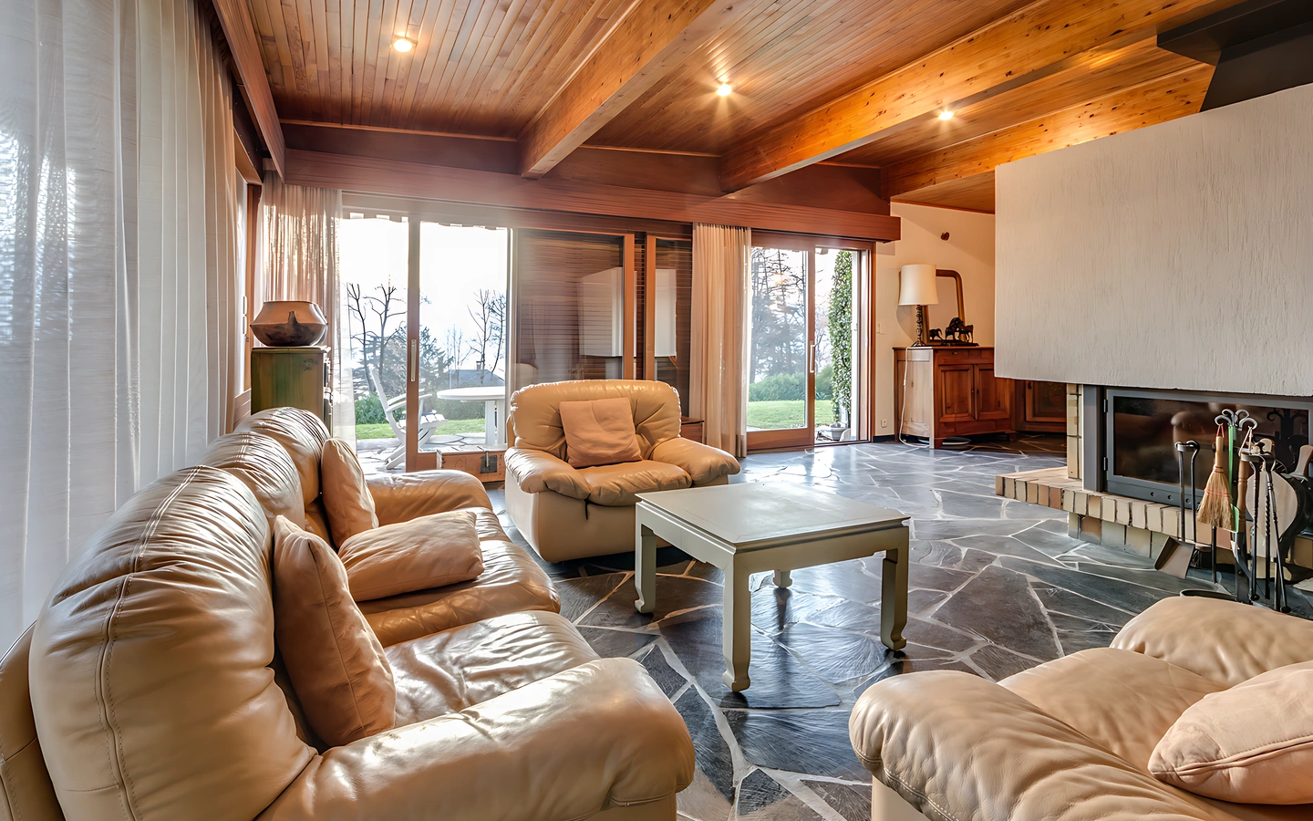 salon accès terrasse